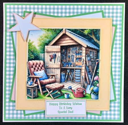 A Mans Garden Shed - 7x7 Mini Kit by Linda Short