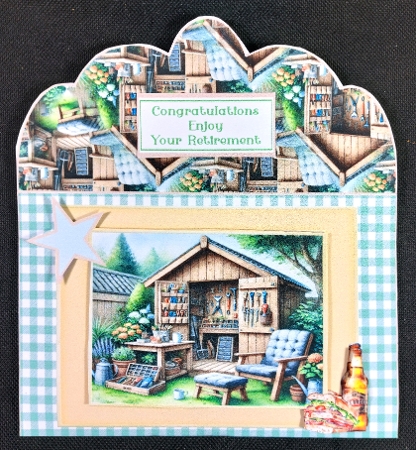 A Mans Garden Shed - Money Wallet by Linda Short