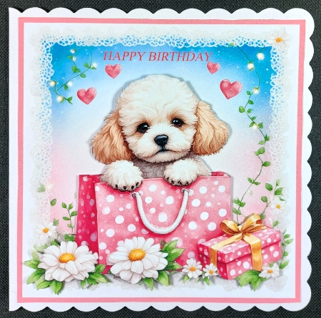 Poodle bag 1 by Linda Short