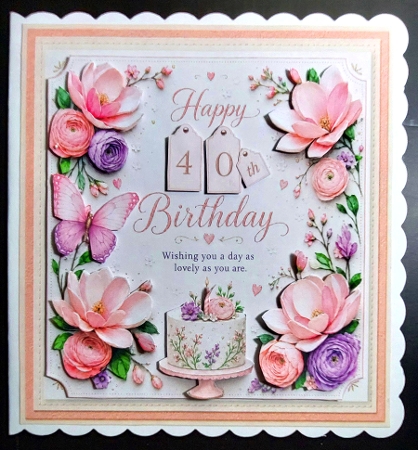 Lady Happy Birthday 7 by Linda Short