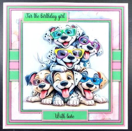 Funny Pups _ Mini Kit 6x6 by Linda Short