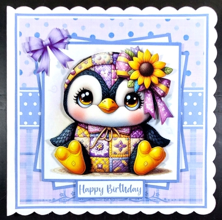 Patchwork Penguin Mini Kit 7x7 (5) by Linda Short