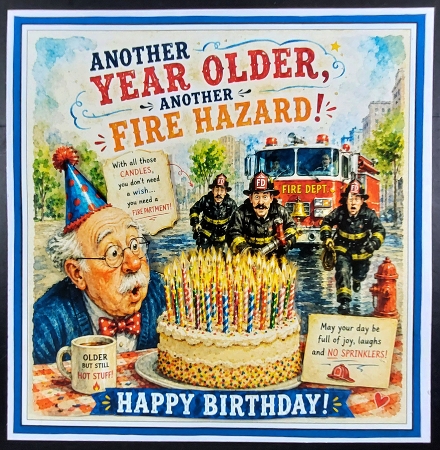 Another Year Older 5x7-7x7 Card Front Kit-1 by Linda Short