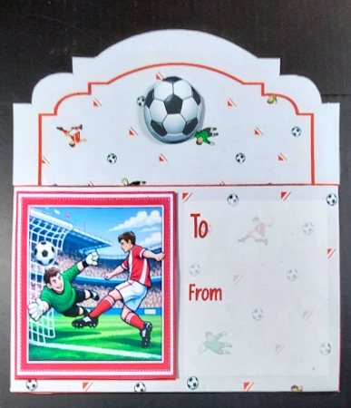 Football money envelope by Linda Short