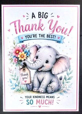 Thank you  Elephant  by Linda Short