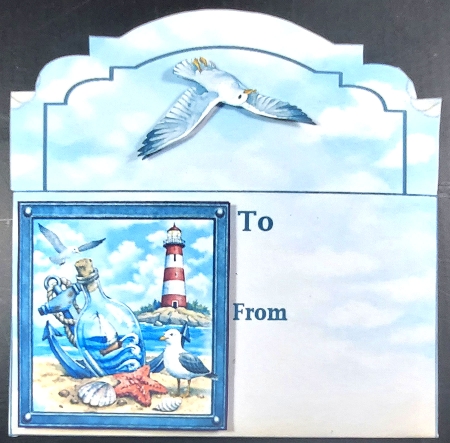 Seaside Money envelope and gift tags by Linda Short