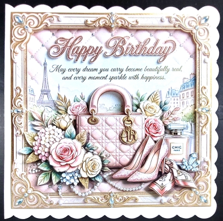 Birthday wishes 1 7X7  CUSTOMER REQUEST  by Linda Short