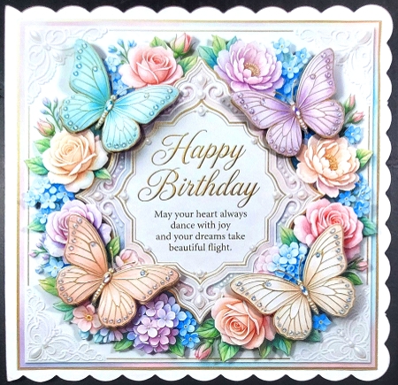 Butterfly wishes  7X7  CUSTOMER REQUEST  by Linda Short