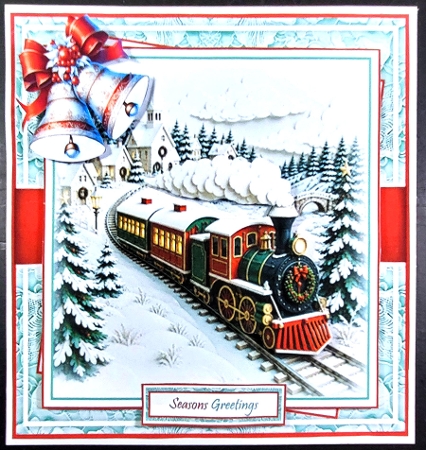 Papercut Christmas Train Mini Page Kit by Linda Short