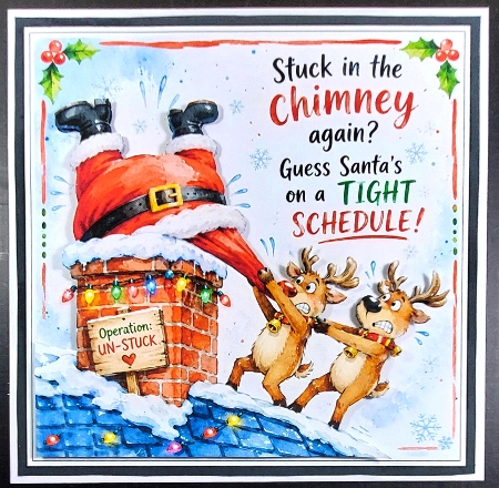 STUCK AGAIN 7x7 Kit by Linda Short