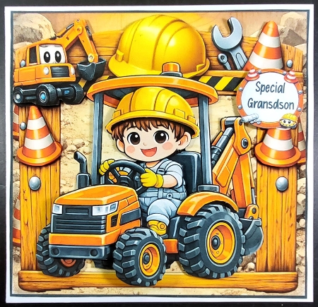 A little digger boy by Linda Short