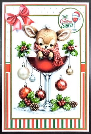Full Of Christmas Spirit Mini Page Kit by Linda Short