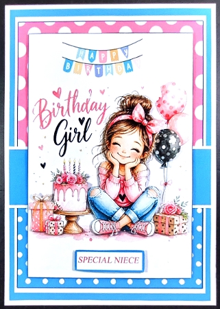 5x7 ~ Cute Birthday Girl by Linda Short