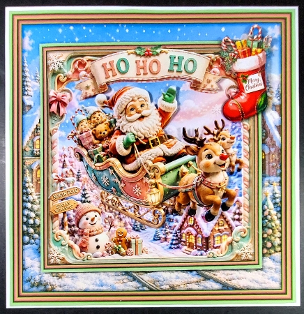 Ho Ho Ho 1 - Mini Kit 6x6 by Linda Short