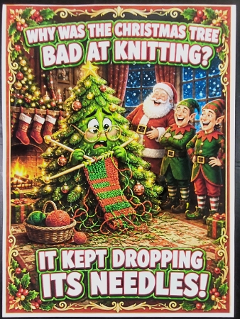 why was the christmas tree bad at knitting  by Linda Short
