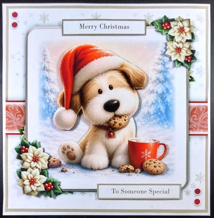 Christmas Cookie Puppy Mini Kit by Linda Short