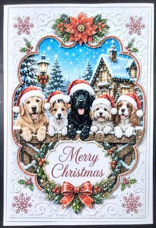 more dogs at christmas by Linda Short