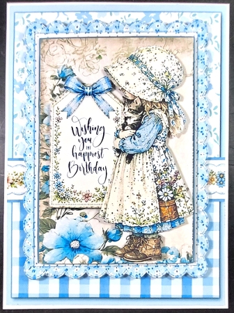 5x7 ~ Bonnet Beautiful Birthday 2 by Linda Short