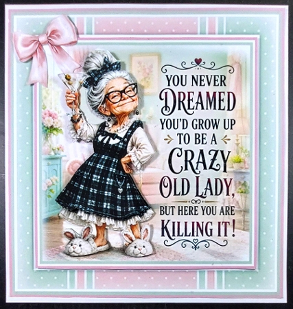 Crazy Old Lady Mini Kit by Linda Short