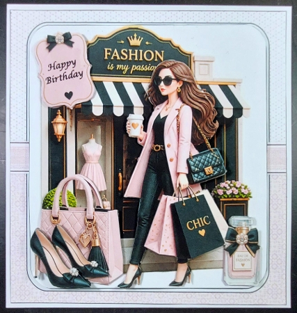 7x7 Shopaholic birthday wishes choice of three mini kit Featured Gallery Photo