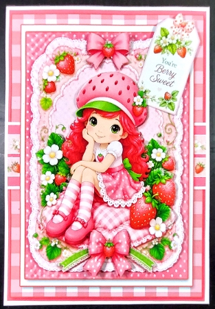 5x7 ~ Berry Sweet Strawberry Shortcake by Linda Short