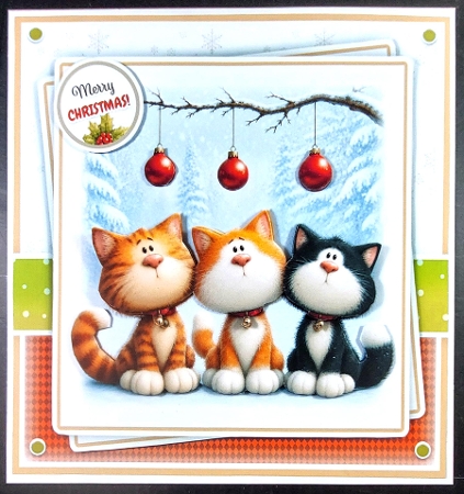 Pussy Cat Baubles Mini Kit by Linda Short