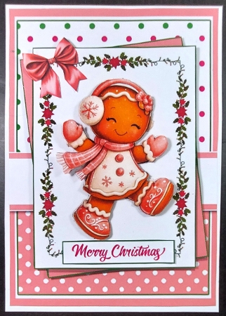 Set Of 3 ~ Pink Christmas Wishes by Linda Short