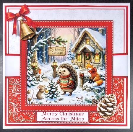 CHRISTMAS WOODLAND COTTAGE by Linda Short