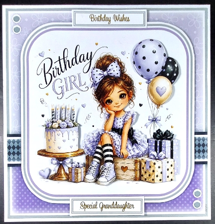 Cake & Balloons 3 Mini Kit by Linda Short