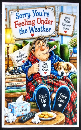 sorry youre feeling under the weather male by Linda Short