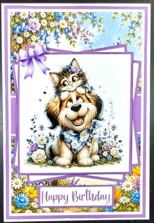 Cats & Dogs Mini Kit 5x7 (3) by Linda Short