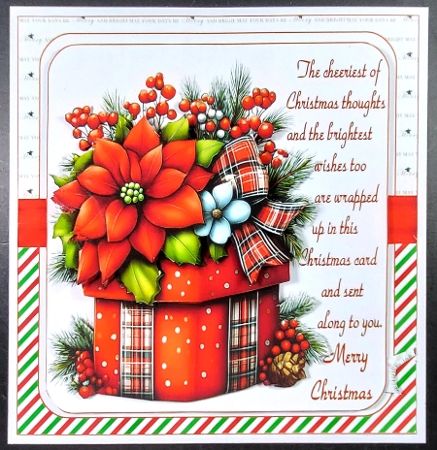 7x7 Cheeriest Christmas wishes choice of four mini kit by Linda Short