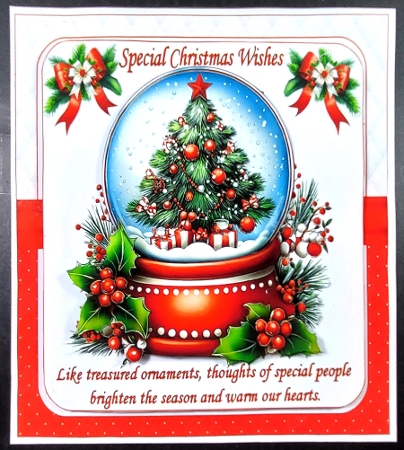 7x7 Treasured ornaments verse choice of four mini kit by Linda Short