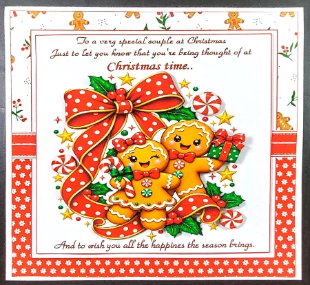 7x7 Special couple 2 Christmas choice of four mini kit by Linda Short