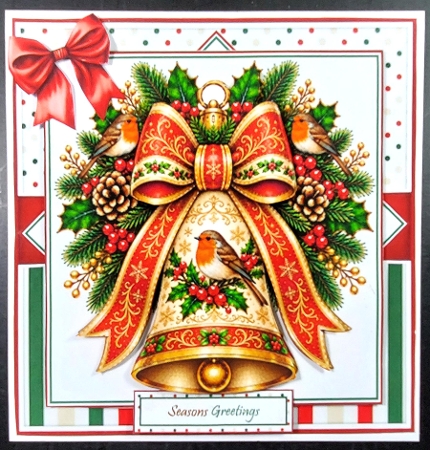 Festive Bell Mini Page Kit  by Linda Short