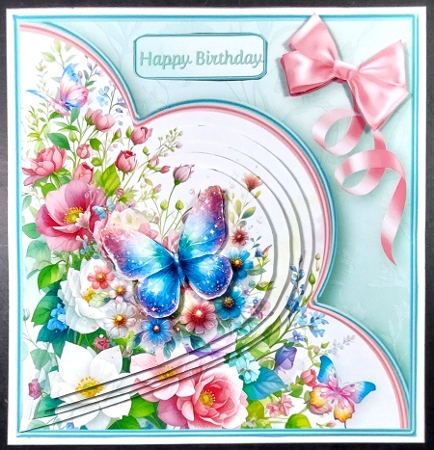 Butterfly Field - Teardrop Pyramid Card Mini Kit Featured Gallery Photo
