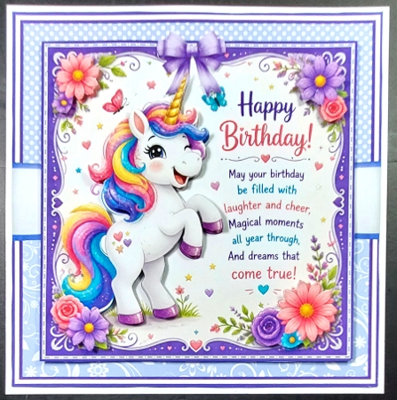 BIRTHDAY UNICORN by Linda Short