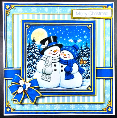 Snowman Couple Mini Kit by Linda Short