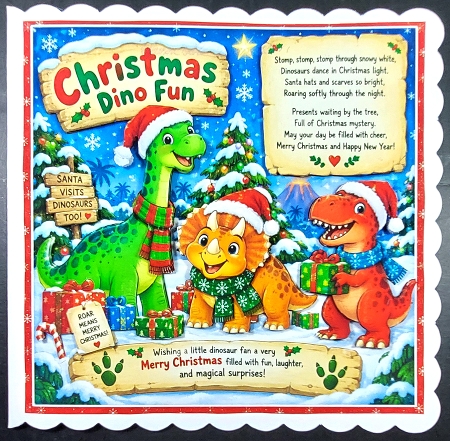 Festive Dinosaurs by Linda Short