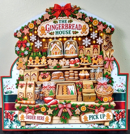 Farmers Market - Gingerbread House Tent Card Mini Kit by Linda Short