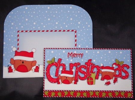 Xmas Bobbin Robins Money or Gift Wallet Card Kit by Linda Short