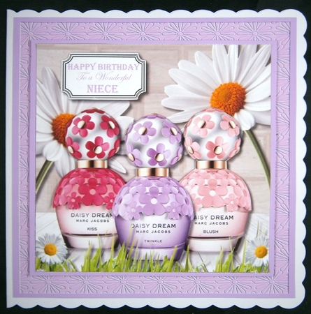 'daisy Embossed' Backing Paper by Linda Short