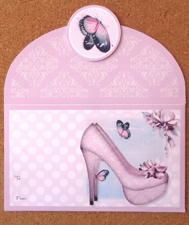 Misty Morning Shoes 2 Money Wallet by Linda Short