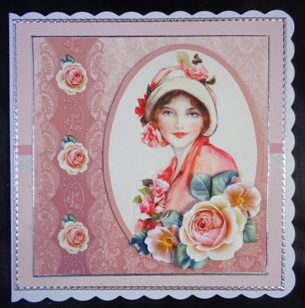 15 x A4 Backgroundpaper Dotty Lace 132 by Linda Short