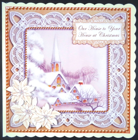 Ice Church Ours to Yours 8in Sentiment Step by Step by Linda Short