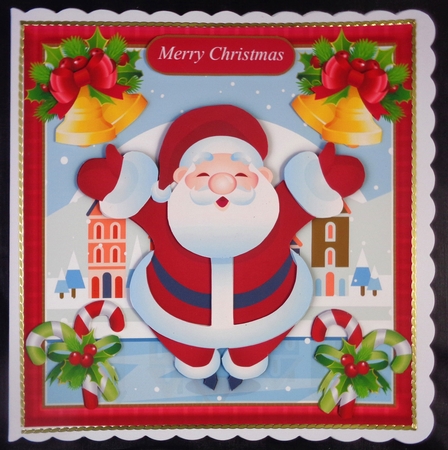 Santa Clause Mini Card Kit with Box by Linda Short