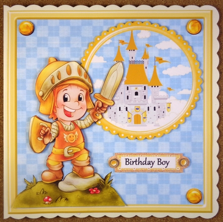 Little Knight 8x8 Mini Kit by Linda Short