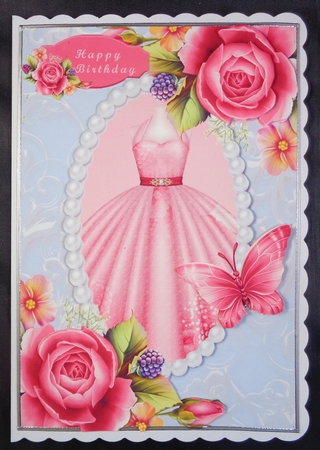 English Roses Card Front (5) by Linda Short