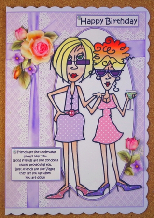 Rita and J.j. Best Friends Quick Card by Linda Short