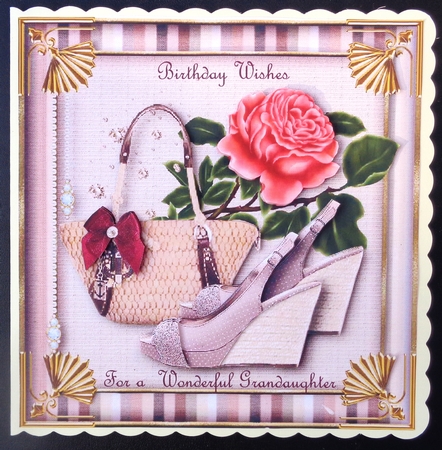 Shop Until You Drop Card Topper 1 by Linda Short